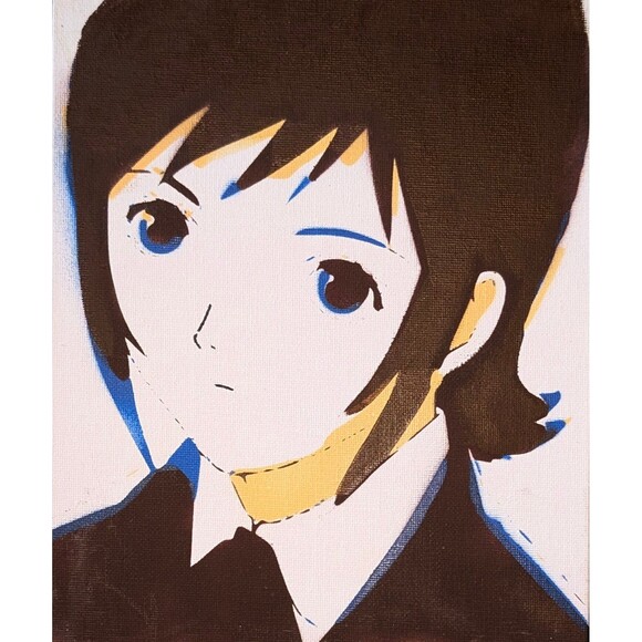 Handmade Other - Serial Experiments Lain Alice Mizuki Painting